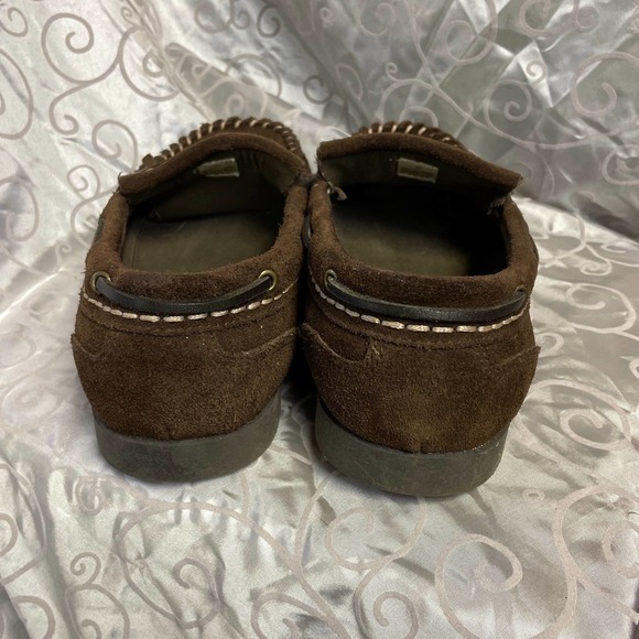 Yamazaki Men's Brown Suede Leather Moccasins - Picture 3 of 7